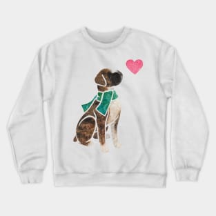 Watercolour Boxer dog Crewneck Sweatshirt